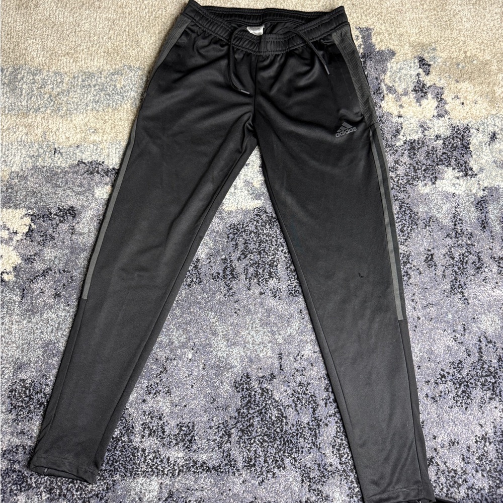 Adidas Black and Gray Joggers
